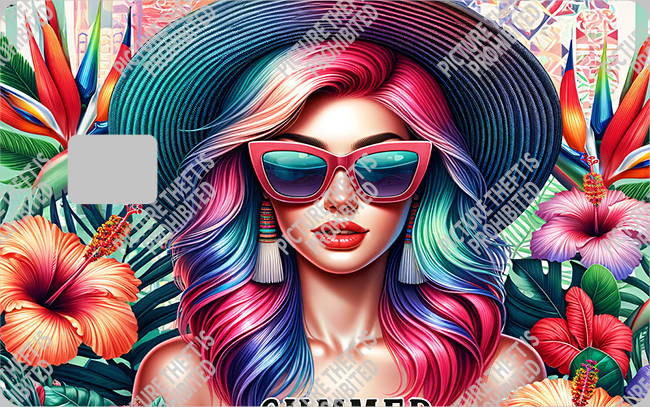 Bank  Card Sticker-BC-2029